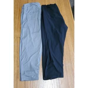 Leggings Depot 1XL Butter Soft High Waist Leggings Capris Set of 2